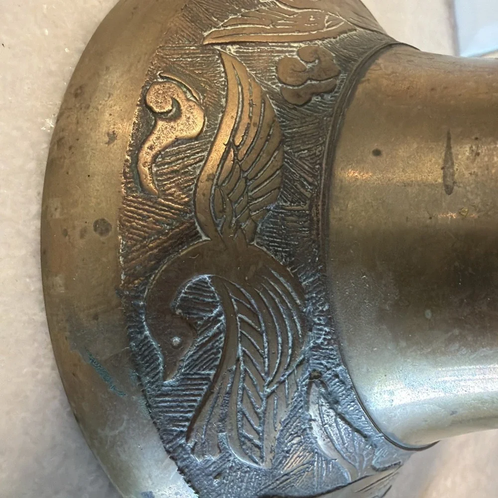 Vintage Brass Pedestal Punch/compote BowlES0003